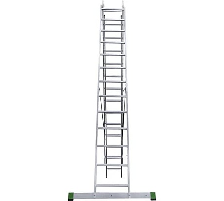 Лестница алюминиевая трёхсекционная Новая Высота NV 2230, 3х13 перекладин