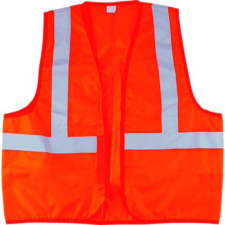 ЧЗ_Жилет сигнальный, оранжевый, размер XXL// Сибртех