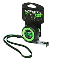 Рулетка EFFECTA Fort 3м/16мм, магнит, автостоп, лента-2стор, шкала-нейлон