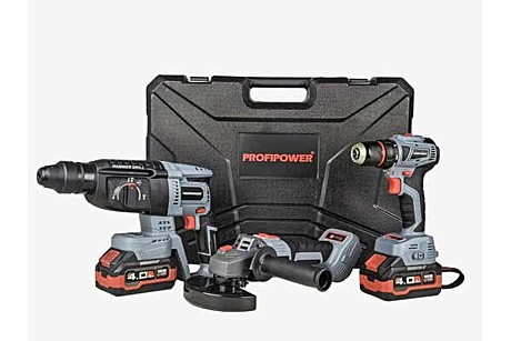 Набор PROFIPOWER 3в1: УШМ MKDGA-18V + шуруповерт MKBL-18В + перфоратор MKDHR-18V