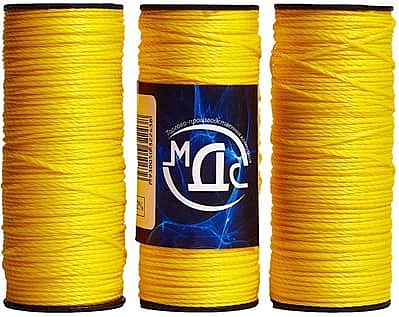 Нить круч. ПП 1,2мм 100м желтая