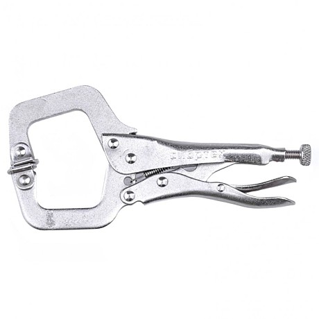 Зажим ручной, увеличенный захват, подвижные губки, 170 мм//Сибртех