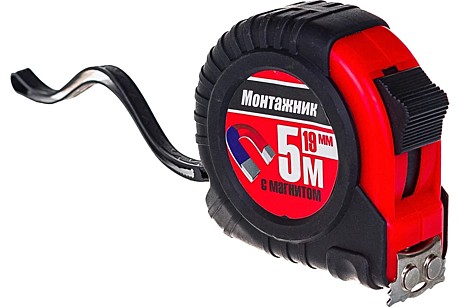 Рулетка с магнитом 5 м х 19 мм 