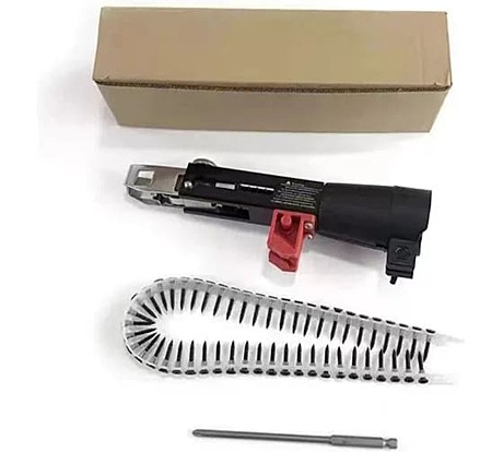 АльфаДиск Насадка на шуроповерт с лентой и саморезами (50 шт.) в комплекте