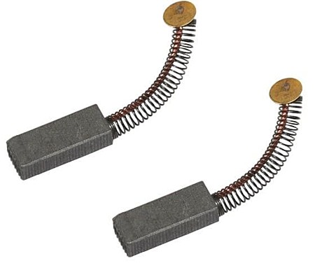 Щетки угольные для пылесоса РАКЕТА 5х8х20 пружина пятак-круг d7 (421)