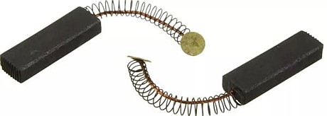 Щетки угольные для пылесоса ВИХРЬ ДК-105 6х10х32 пружина пятак-круг d7