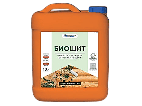 Оптимист Пропитка Биощит для наруж. и внутр. работ 10л. C401