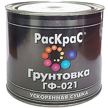 Грунтовка ГФ-021 РАСКРАС Серая (БАН 1,9 КГ)