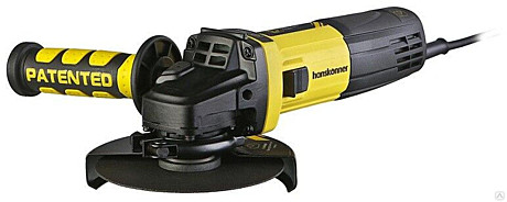 УШМ Hanskonner, 125мм, 1100Вт, 4000-10000об/м, конст эл-ка, черт mod T, кейс