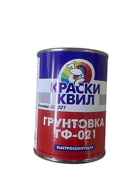 Грунтовка ГФ-021 Быстросох. Серая (БАН 0,9 КГ)