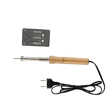 Паяльник с ручкой из дерева, 30 Вт// Sparta