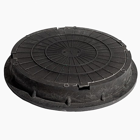 Люк ПП Тип Т (В125) d770 черный. до 12тн