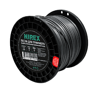 Леска NIREX DUAL ROUND 4,0*158 м (круг с сердечником)