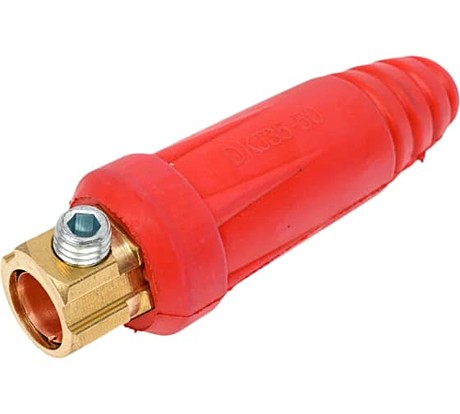 Вилка кабельная 35-50 (красная)