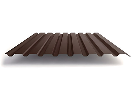 Профнастил ЛКП МП20 RAL8017 (коричневый) 0,45