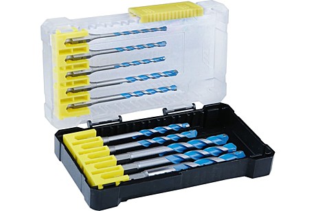 Набор универсальных свёрл 10шт: 3мм, 4мм, 5мм, 6мм, 8мм, 10мм, кейс Hanskonner