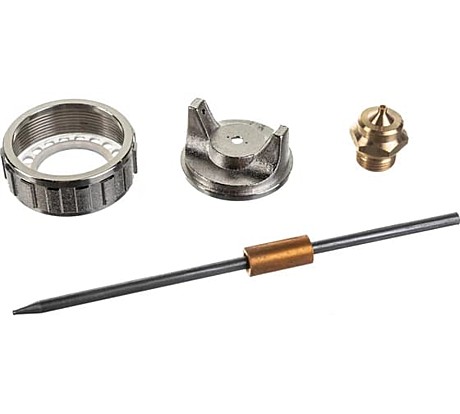 Ремкомплект для краскораспылителя 4 предмета: сопло 1,2 мм, игла, форсунка, зажим сопла// Matrix