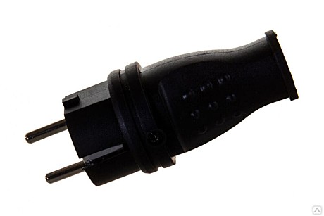 F48 Вилка с/з FAR каучук 16А IP44 (50)