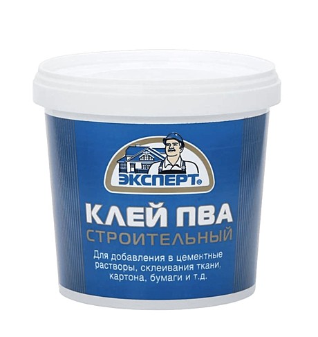 Клей ПВА строительный (0,9кг;6шт) ЭКСПЕРТ
