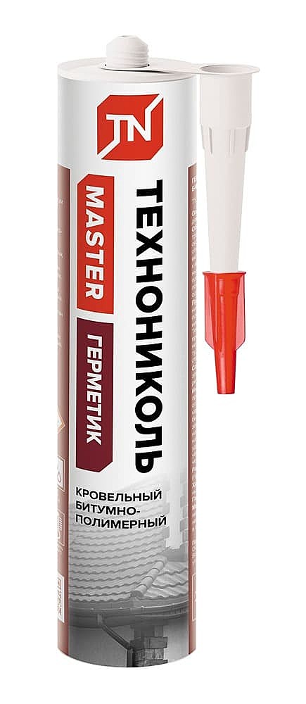 Герметик ТЕХНОНИКОЛЬ КРОВЕЛЬНЫЙ Битумно-полимерный черный, картридж, 12*310мл
