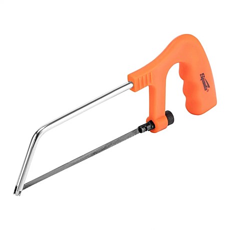 Ножовка по металлу, 150 мм, пластмассовая ручка, хромированная// Sparta