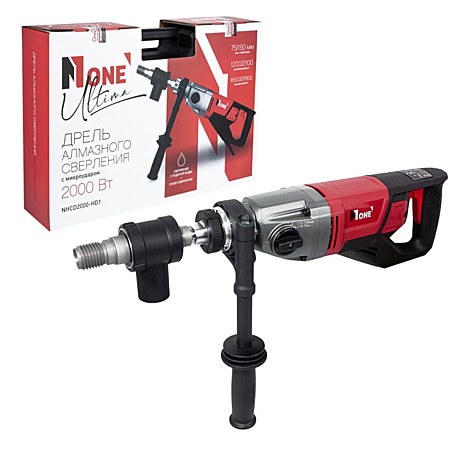 Дрель алмазного сверления NHCD2000-HD1(2000Вт,75-150мм,1200-2100об/мин,с МИКРОУДАРОМ 16500-37800уд/м