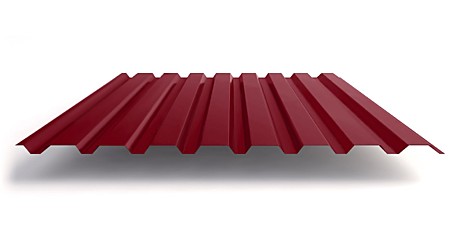 Профнастил ЛКП МП20 RAL3005 (красный) 0,45