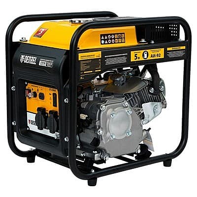 Инверторная генераторная установка GT-2500iF, 2,5 кВт, 230В,открытый корпус, ручной старт// Denzel
