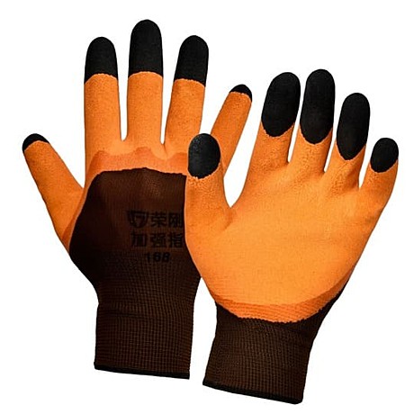 Перчатки нейлоновые коричневые 13кл 10