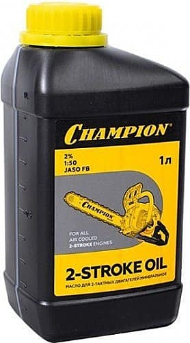 Масло для 2-тактных двигателей минеральное CHAMPION JASO FB 1 л