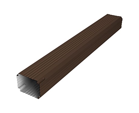 Труба гофрированная Vortex Lite 76х102х1000 мм PE RAL 8017 шоколад