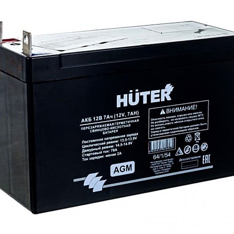 АКБ 12В 7Ач Huter