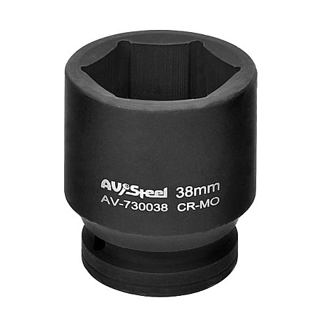 AV Steel Головка ударная 3/4 шестигранная 38мм