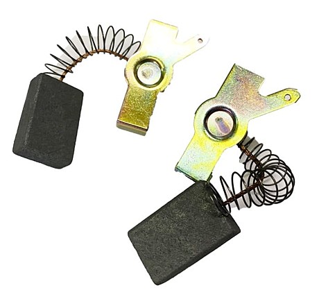 Щетки угольные для ПАРМА М  8х16х25 пружина прямоугольный пятак-уши большой