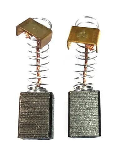 Электроугольная щетка 7х10х14 поводок, пятак-уши, пружина (для Champion ET-1001A, ET-1002A)