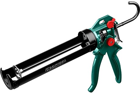 KRAFTOOL Expert 4-in-1 310 мл, скелетный пистолет для герметика