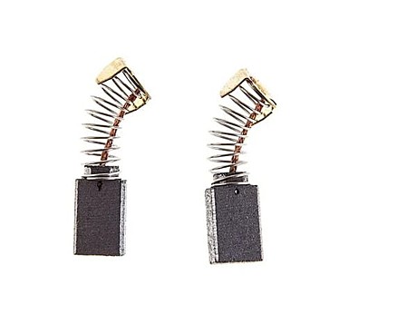 Щетки угольные для ИНТЕРСКОЛ УШМ 150, ГРЕАПО 1200Вт  6х10х15 пружина пятак-уши