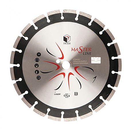 Диск алмазный DIAM MASTERLINE 350*25.4 мм сегмент