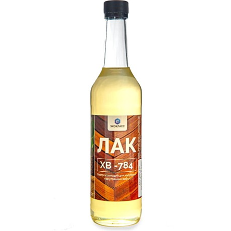 Лак ХВ-784 БЕСЦВЕТНЫЙ 0,5 л Экокласс (24шт)