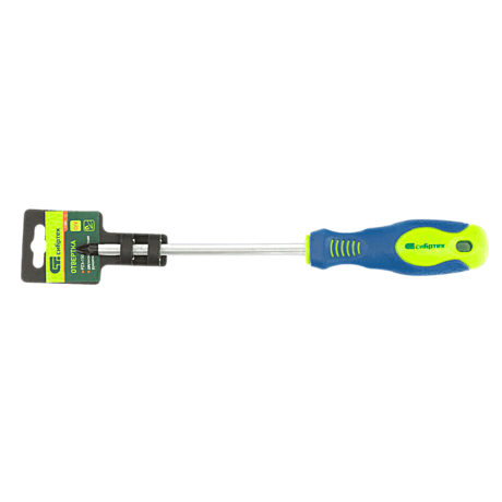 Отвертка, PZ3 х 150 мм, CrV, 2-х компонентная рукоятка// Сибртех